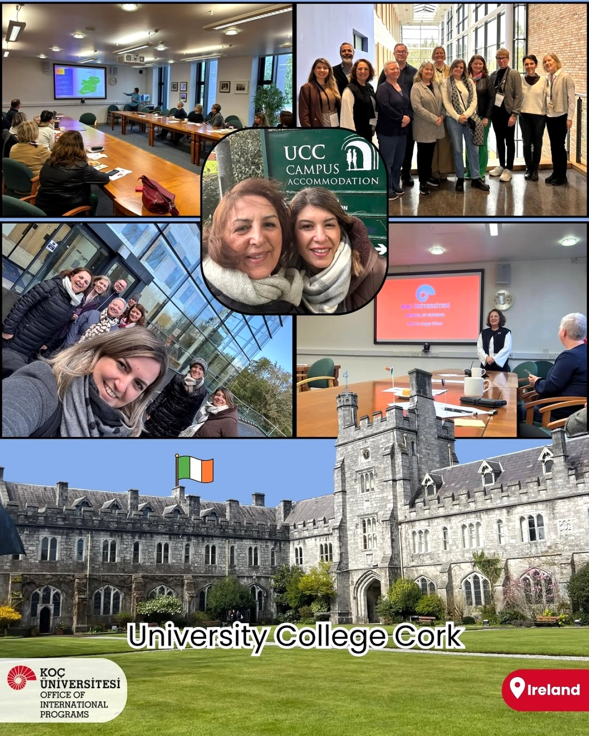 Koç Üniversitesi Dekanı İrlanda'da Hemşirelik Eğitiminde İşbirliği Arayışında