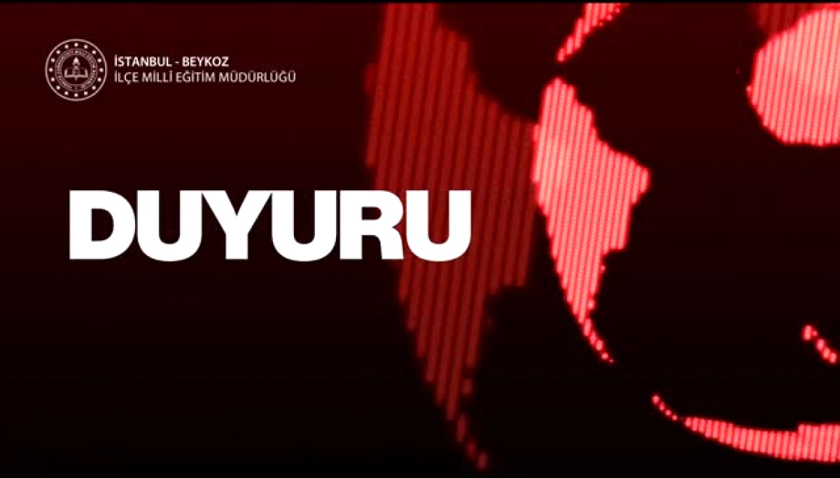 Beykoz'da Öğretmen Alan Değişikliği Sonuçları Açıklandı