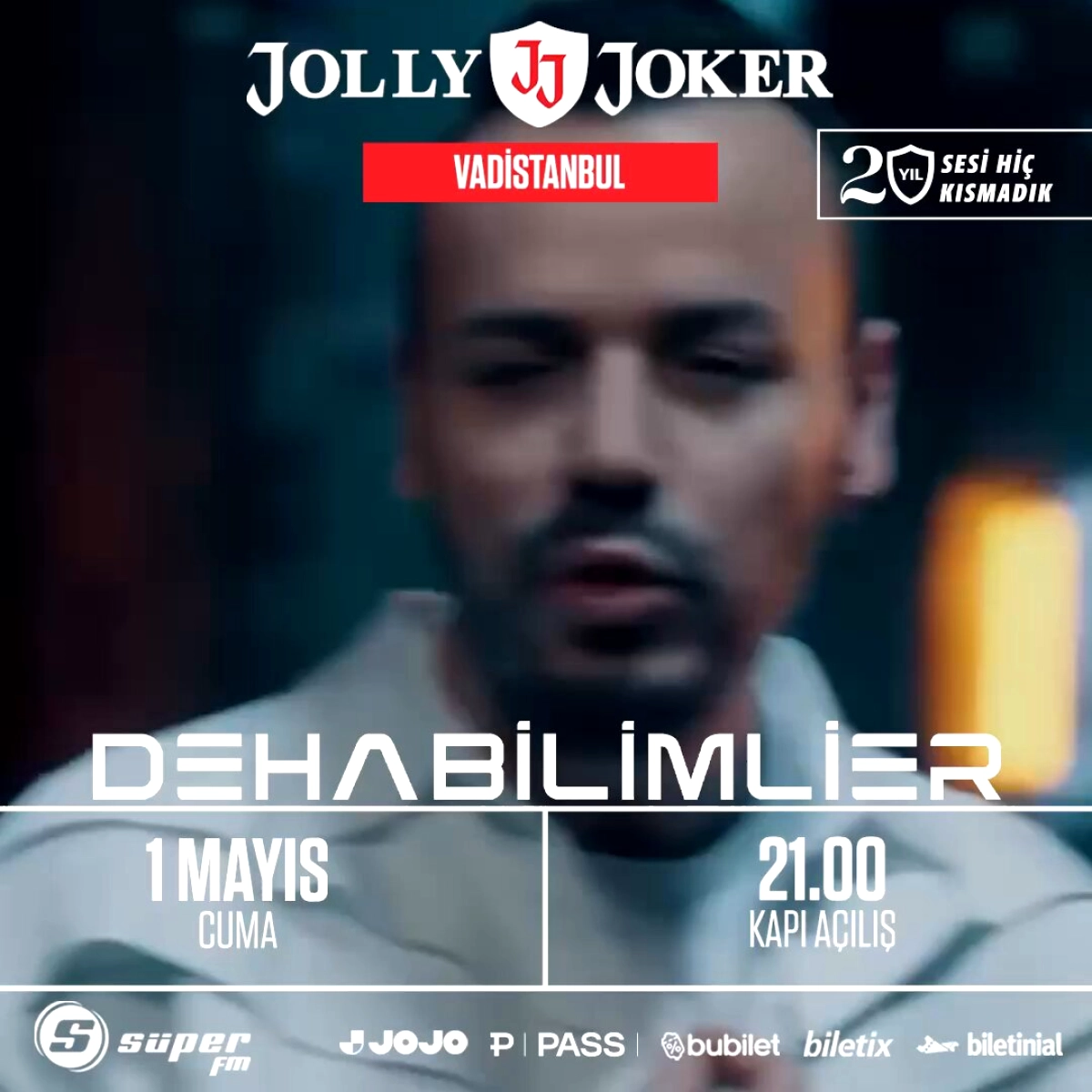Deha Bilimlier 1 Mayıs Cuma Jolly Joker Vadistanbul'da Sahne Alacak