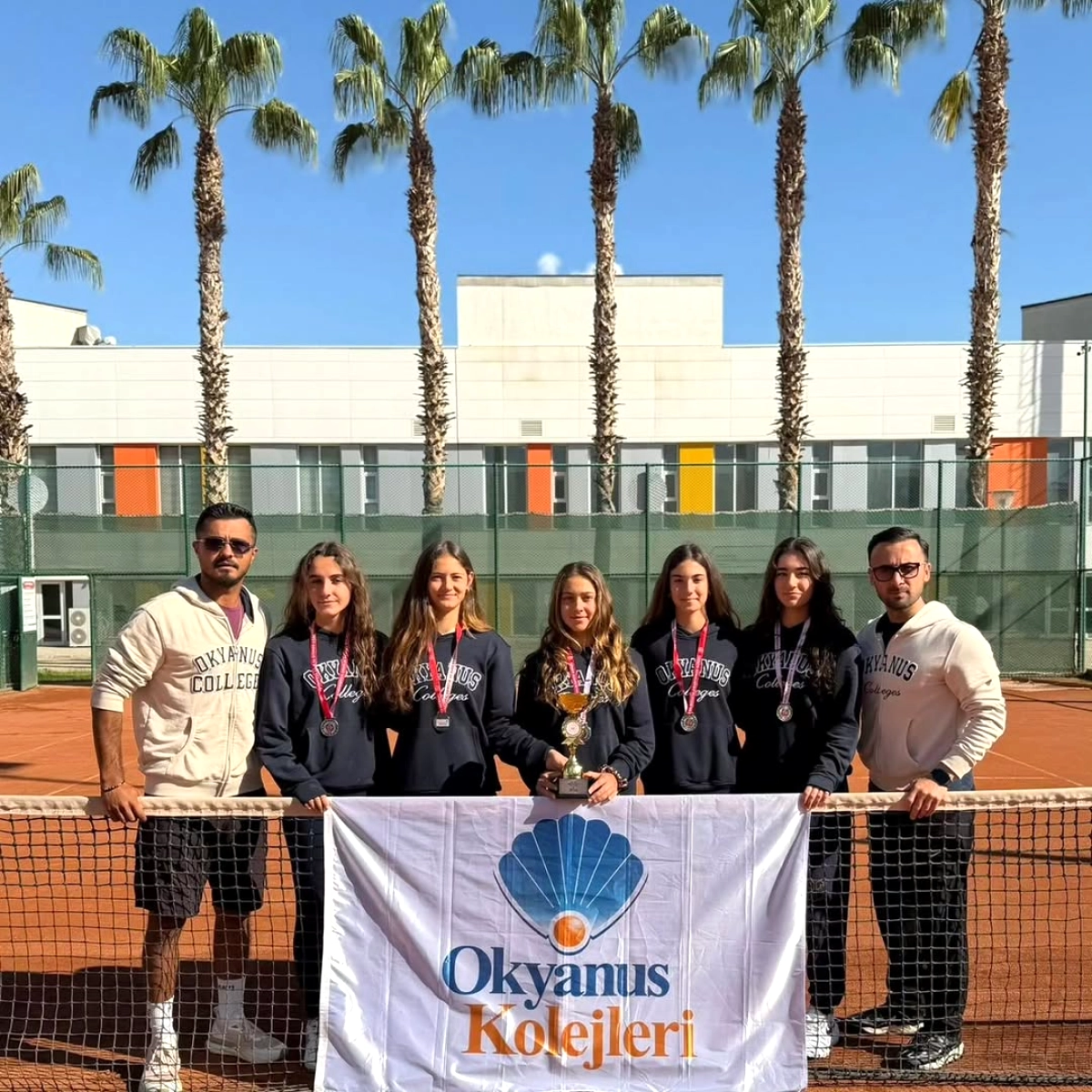 Lara Okyanus Koleji Teniste Türkiye İkincisi Oldu