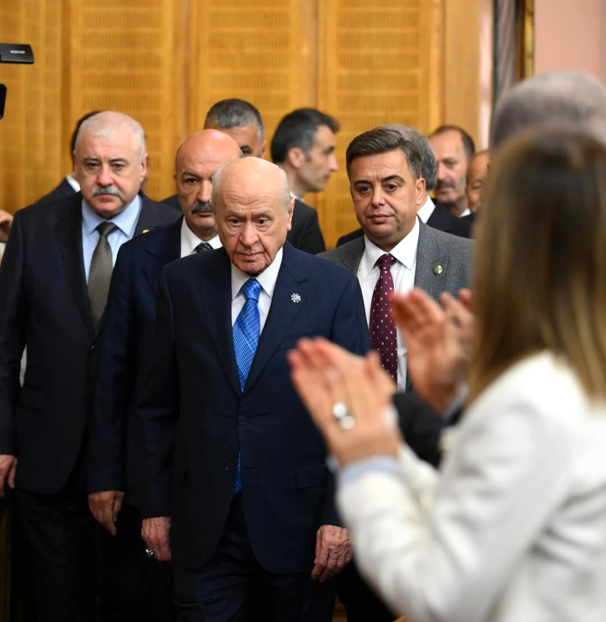 MHP Lideri Bahçeli TBMM'de Grup Toplantısını Yönetti