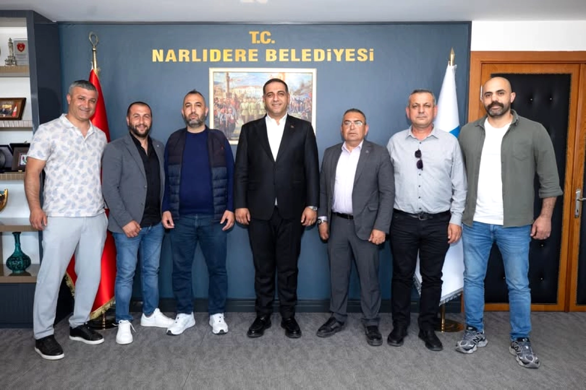 Narlıdere'de 1 Mayıs Öncesi Anlamlı Ziyaret: Emekçiler Belediyede