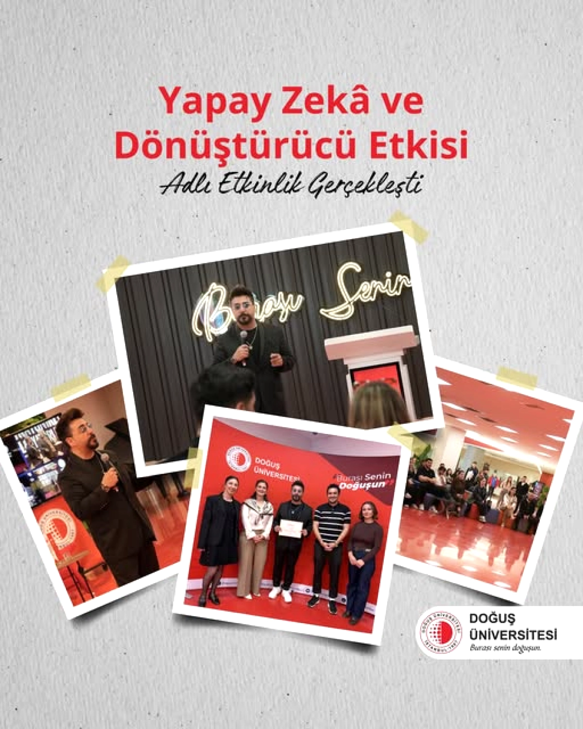 Yapay Zekada Kariyerin Geleceği Doğuş Üniversitesi'nde Konuşuldu