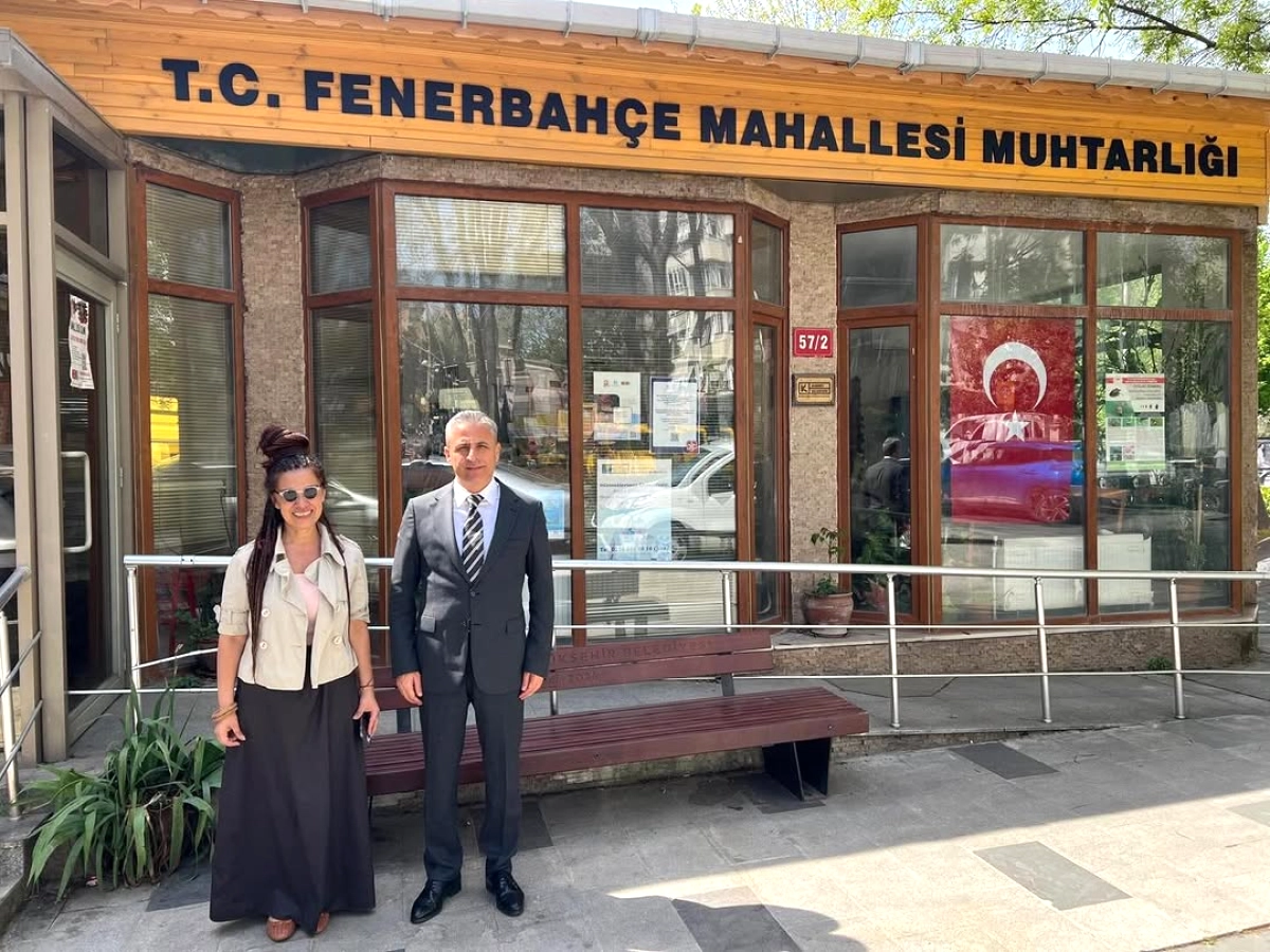 Kadıköy Kaymakamı Pamuk, Fenerbahçe Mahallesi Muhtarı Aldeniz'i Ziyaret Etti