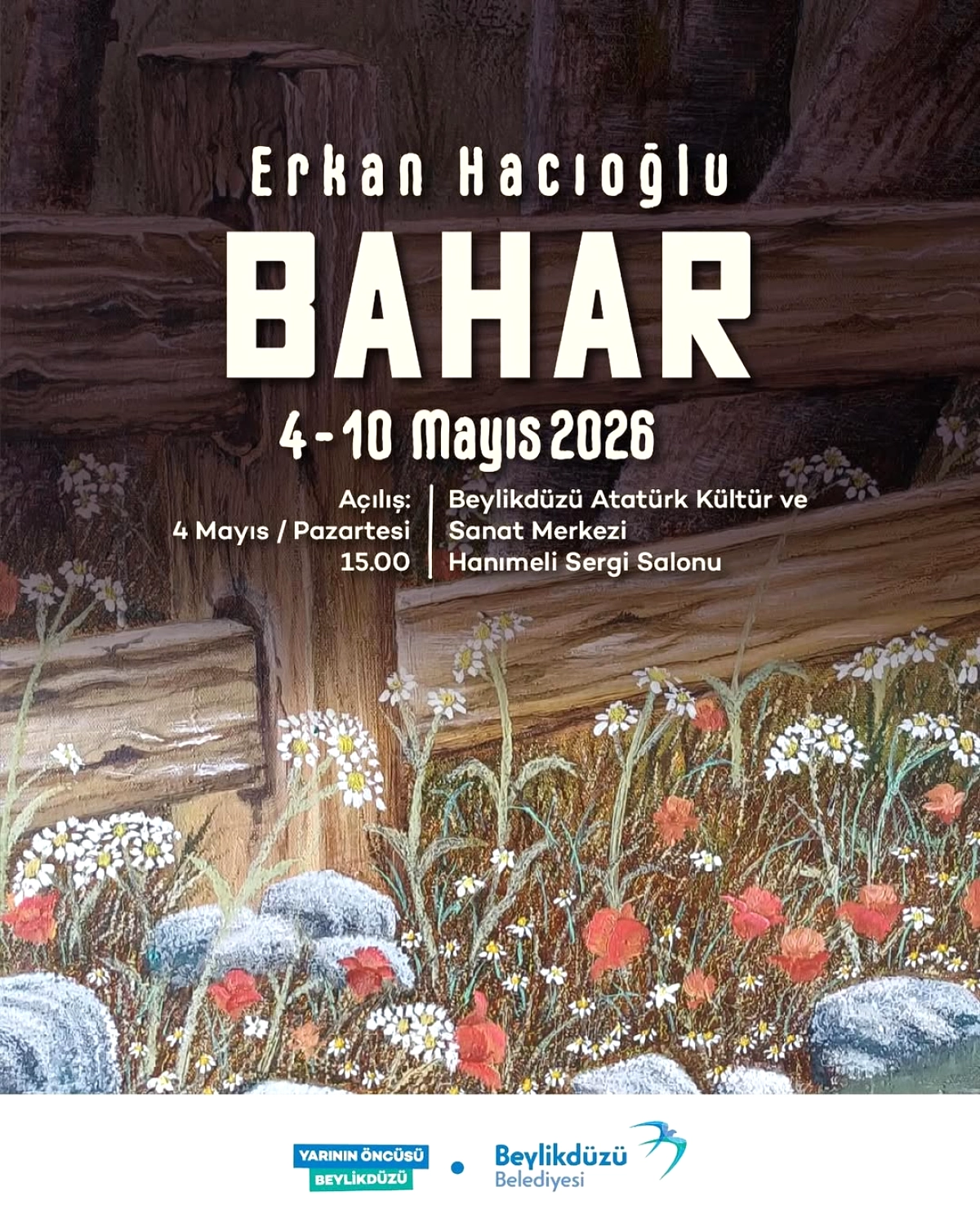 Beylikdüzü'nde Bahar Sergisi: Erkan Hacıoğlu Doğayı Yorumluyor