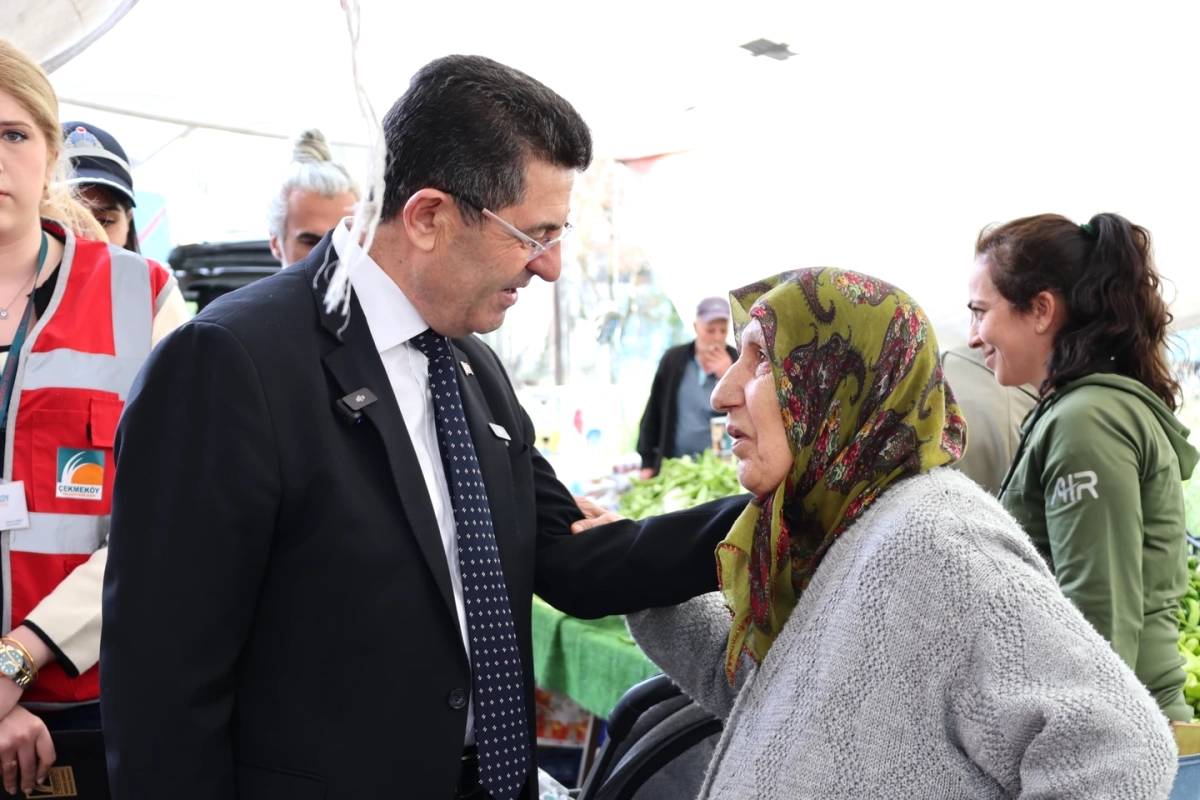 Çekmeköy Belediye Başkanı Çerkez'den Güngören Esnafına Ziyaret
