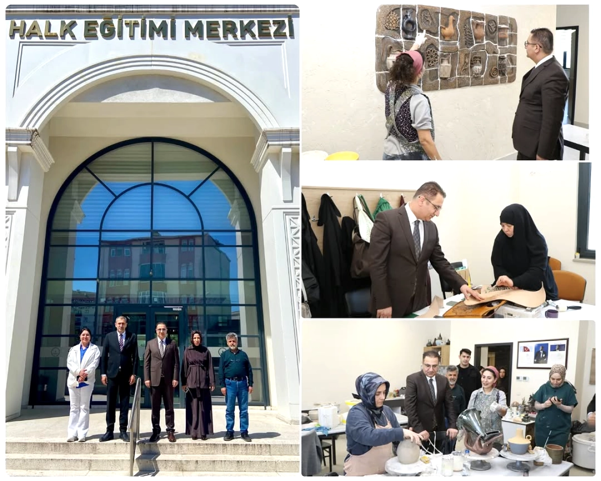 Sancaktepe Kaymakamı Halk Eğitim Merkezi'nde Kursiyerlerle Buluştu