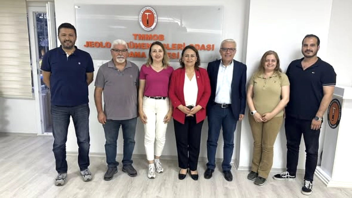 CHP'li Şevkin, Jeoloji Mühendisleri Odası'nın Yeni Yönetimini Ziyaret Etti