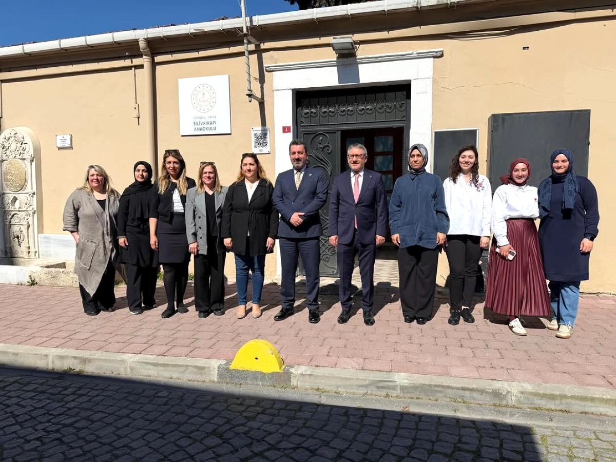 Ebubekir Sıddık Savaşçı Silivrikapı Anaokulu'nda Öğrencilerle Buluştu