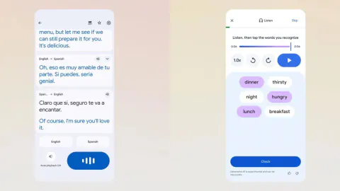 Google Translate Arayüzü Yenileniyor: Yapay Zeka Destekli Modern Dönem