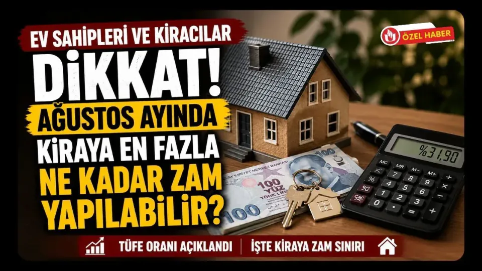 Ağustos Ayı Kira Zam Oranı Belli Oldu: Yeni Sınır Açıklandı görseli
