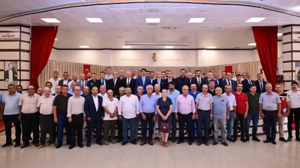 Nevşehir Valisi Hüseyin Kök, Ürgüp'te Muhtarlarla Bir Araya Geldi görseli