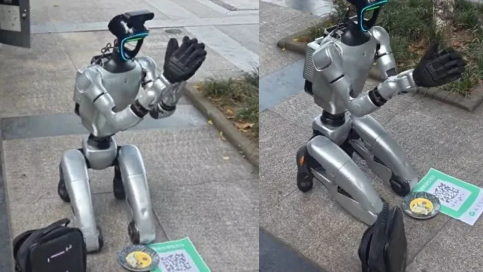 Çin'de 13 Bin Dolarlık İnsansı Robot Sokakta Dilendi: Unitree G1'den Sosyal Deney görseli