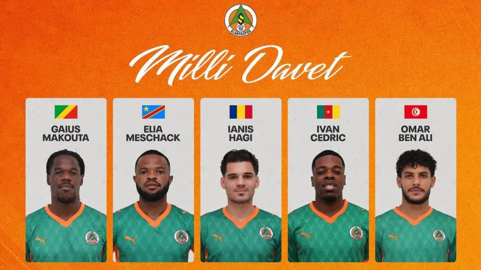 Alanyaspor'dan 5'e milli davet: Hagi, Elia ve Makouta kadrolarda görseli