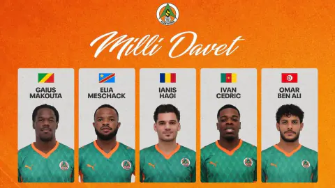 Alanyaspor'dan 5'e milli davet: Hagi, Elia ve Makouta kadrolarda