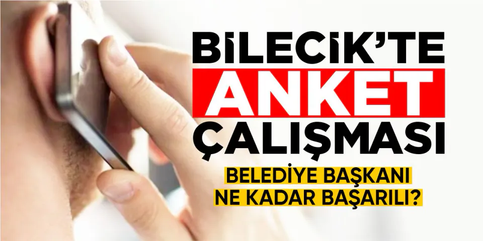 Bilecik Belediye Başkanı Melek Mızrak Subaşı için başarı anketi yapıldı görseli