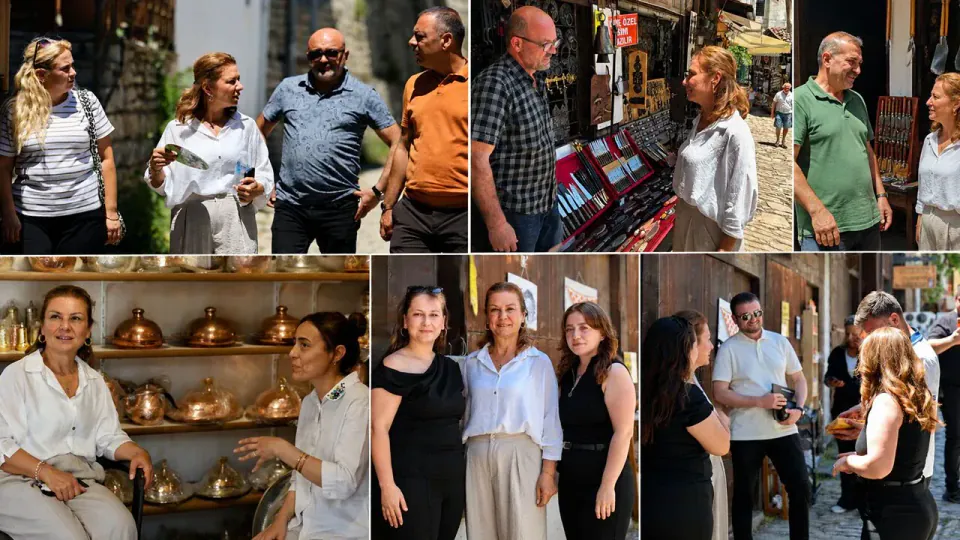 Safranbolu Belediye Başkanı Elif Köse'den Tarihi Çarşı'ya Çıkartma görseli
