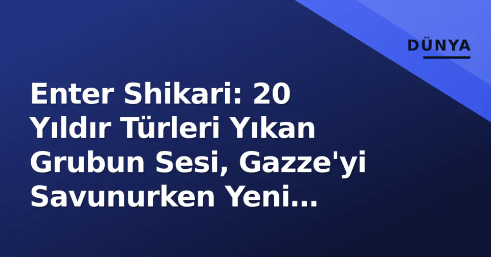 Enter Shikari: 20 Yıldır Türleri Yıkan Grubun Sesi, Gazze'yi Savunurken Yeni Albümüyle Zirvede görseli