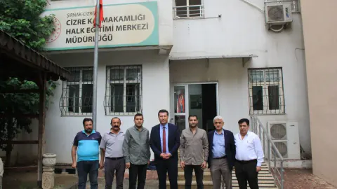 Cizre Halk Eğitim Merkezi'nde yerinde inceleme: Mesleki beceri istihdama köprü