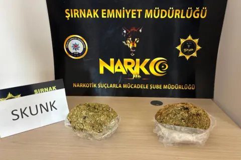 Şırnak'ta uyuşturucu operasyonu: Araçta 1 kilogram skunk bulundu