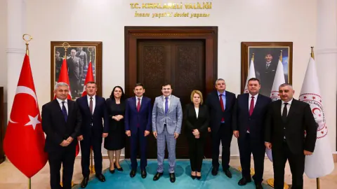 Bulgaristan HÖH Heyeti Kırklareli Valiliği'ni Ziyaret Etti