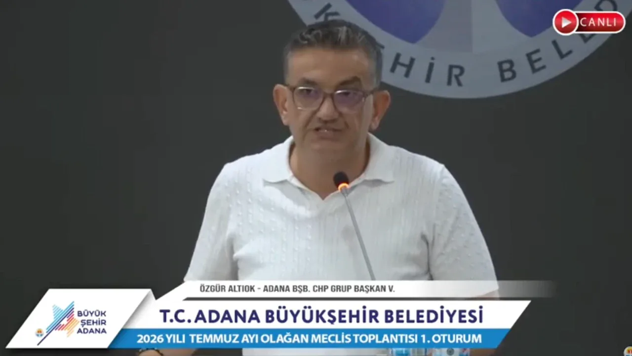 Özgür Altıok'tan Meclis Çıkarması: Adana'nın Dev Projeleri ve Yatırım Listesi Özgür Altıok'tan Meclis Çıkarması: Adana'nın Dev Projeleri ve Yatırım Listesi