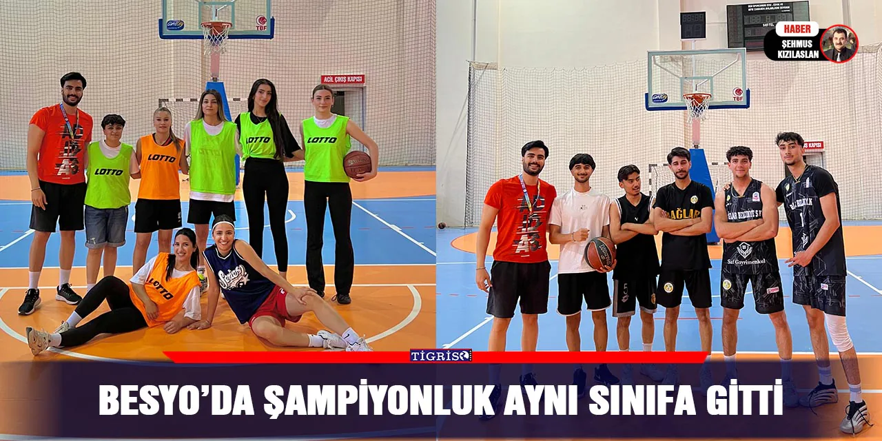 Dicle Üniversitesi BESYO'da Basketbol Heyecanı: Şampiyonluk Aynı Sınıfa Gitti Dicle Üniversitesi BESYO'da Basketbol Heyecanı: Şampiyonluk Aynı Sınıfa Gitti