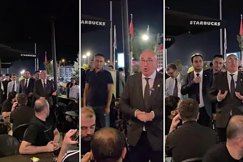 Yeni Parti milletvekilleri Konya'da kafede: 'Sorunuz var mı?' çağrısı cevapsız kaldı