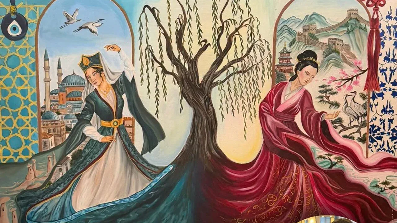 Çankırı'lı Öğrenci Azra Ergün, Çin ile Türkiye Arasındaki Resim Yarışmasında İlk 20'e Girdi