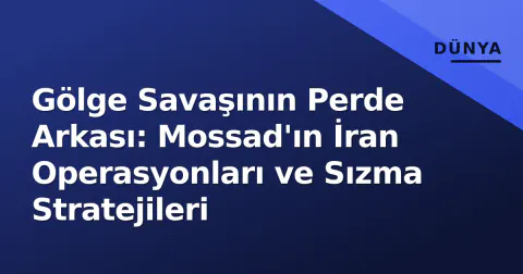 Gölge Savaşının Perde Arkası: Mossad'ın İran Operasyonları ve Sızma Stratejileri