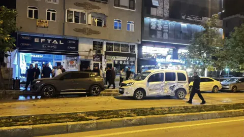 Sinop Boyabat'ta 7 aracın karıştığı kazada 2 yaralı