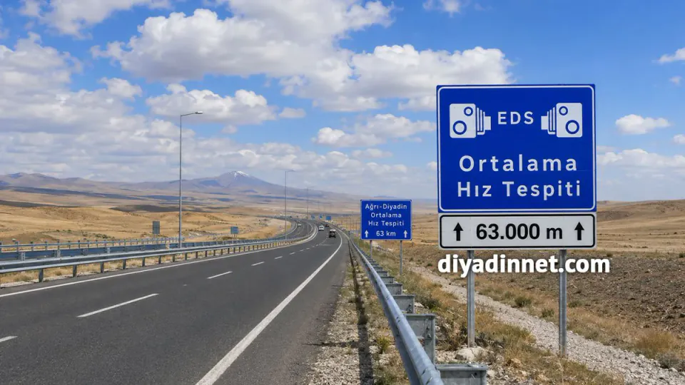 Ağrı'da EDS Dönemi Başlıyor: 8 Güzergâhta Ortalama Hız Kontrolü Başlıyor görseli