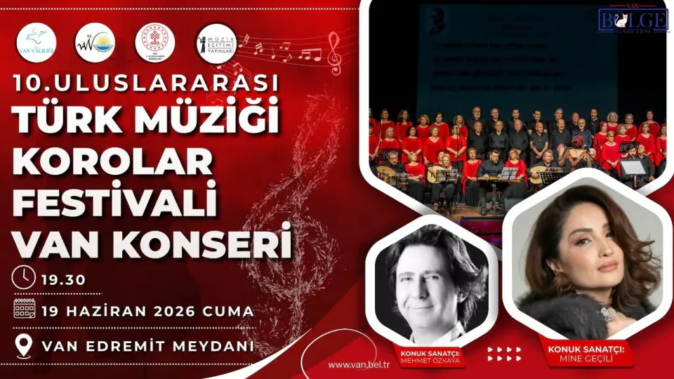 Van'da Sanat Rüzgarı: 10. Uluslararası Türk Müziği Korolar Festivali Başlıyor görseli
