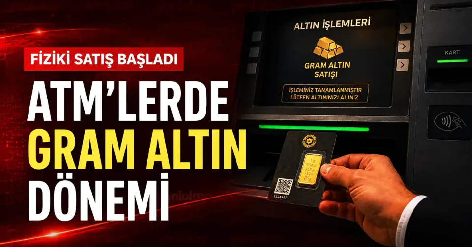 ATM'lerden Sertifikalı Gram Altın Satışı Başladı: 7/24 Alım Rehberi görseli