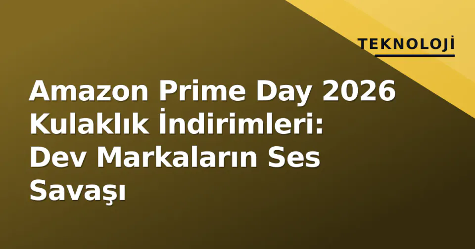 Amazon Prime Day 2026 Kulaklık İndirimleri: Dev Markaların Ses Savaşı görseli