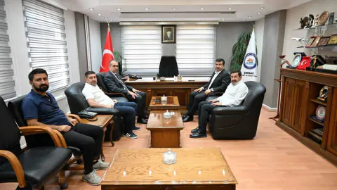 Şırnak Emniyet Müdürü Volkan Sazak, görevden ayrılmadan önce TSO başkanıyla görüştü