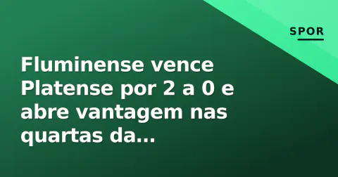 Fluminense vence Platense por 2 a 0 e abre vantagem nas quartas da Libertadores