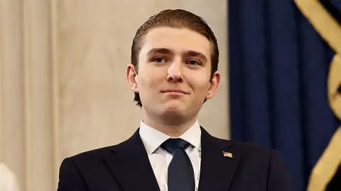 Barron Trump'tan Sürpriz Dönüş: Yeni Saç Stiliyle İlk Kez Göründü