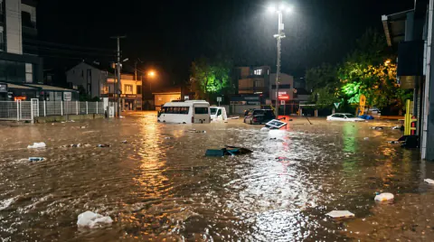 Yalova Armutlu ve Esenköy’de Sel Felaketi: Onlarca Araç Sulara Karşı Kaldı, İki Dere Taştı