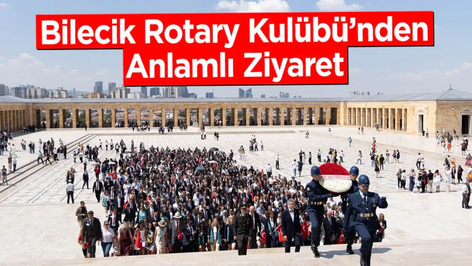Bilecik Rotary Kulübü Yeni Döneme Anıtkabir Ziyaretiyle Başladı görseli