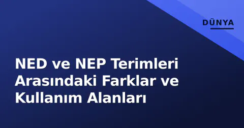 NED ve NEP Terimleri Arasındaki Farklar ve Kullanım Alanları