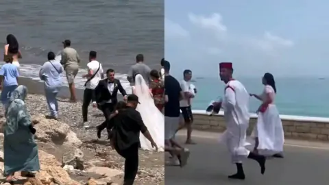 Düğününden Kaçıp İspanya'ya Koşan Faslı Çiftin Görüntüleri Sosyal Medyada Viral Oldu