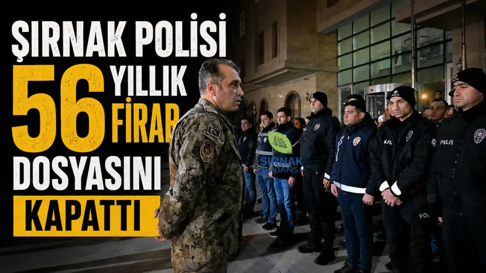 Şırnak'ta 56 Yıllık Ceza Operasyonu: İki Firari Yakalandı görseli