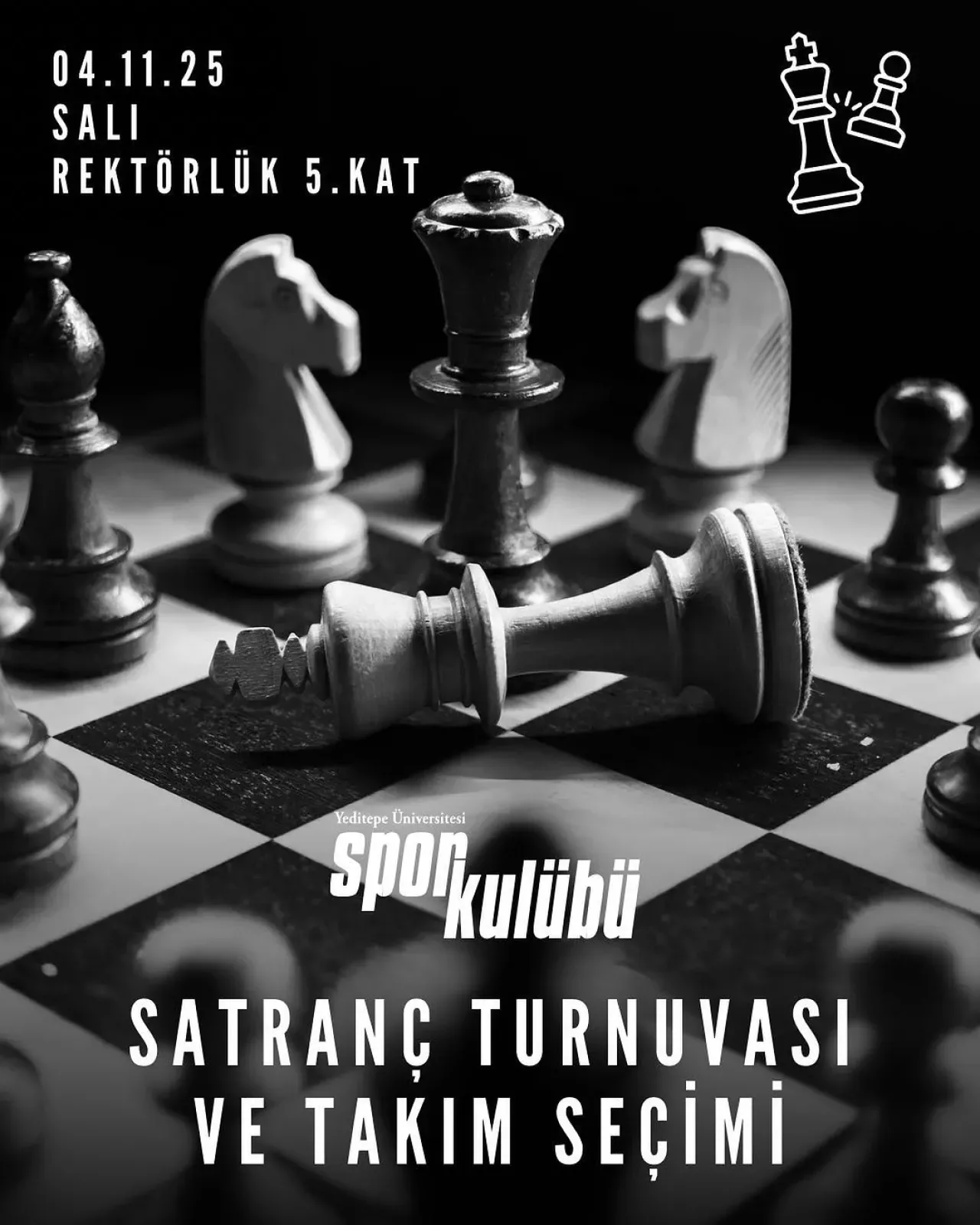 Yeditepe Üniversitesi'nde Satranç Turnuvası ve Takım Seçimi Heyecanı Yeditepe Üniversitesi'nde Satranç Turnuvası ve Takım Seçimi Heyecanı