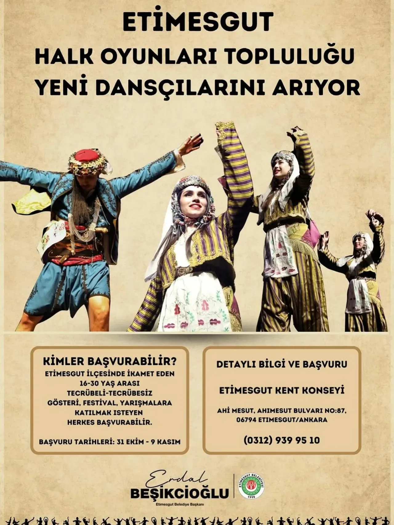 Etimesgut Belediyesi'nden Gençlere Ücretsiz Halk Oyunları Eğitimi Fırsatı Etimesgut Belediyesi'nden Gençlere Ücretsiz Halk Oyunları Eğitimi Fırsatı