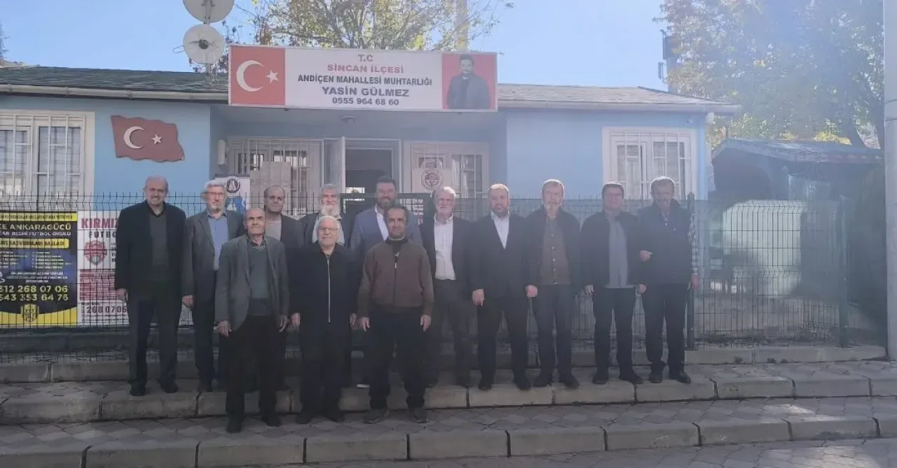 AK Parti Sincan İlçe Teşkilatı, Andiçen Mahalle Muhtarı Yasin Gülmez'i Ziyaret Etti AK Parti Sincan İlçe Teşkilatı, Andiçen Mahalle Muhtarı Yasin Gülmez'i Ziyaret Etti