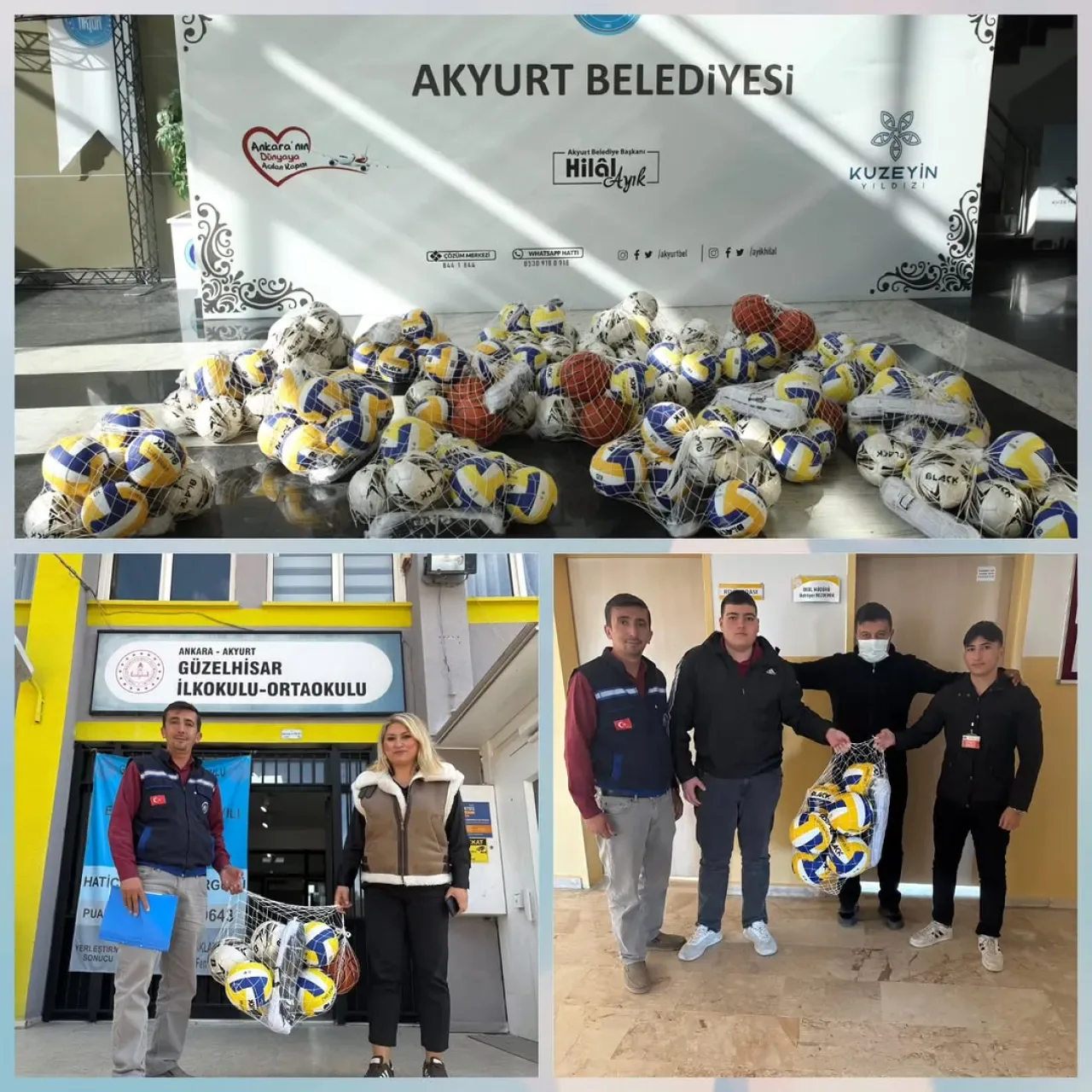 Akyurt Belediyesi'nden Öğrencilere Spor Malzemesi Desteği Akyurt Belediyesi'nden Öğrencilere Spor Malzemesi Desteği