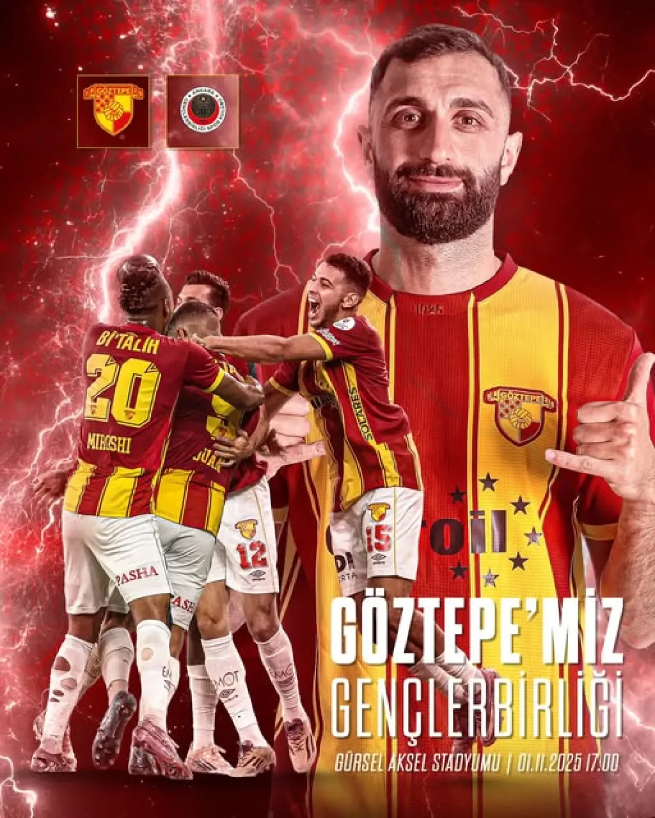 Göztepe, 1 Kasım 2025 Tarihinde Saha Sahibi Olacak Göztepe, 1 Kasım 2025 Tarihinde Saha Sahibi Olacak