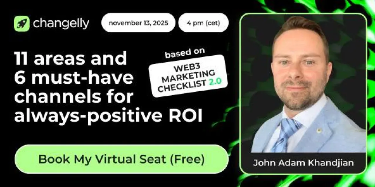 Changelly Webinarı: Web3 Pazarlama Stratejileri ve ROI Odaklı Yaklaşım Changelly Webinarı: Web3 Pazarlama Stratejileri ve ROI Odaklı Yaklaşım
