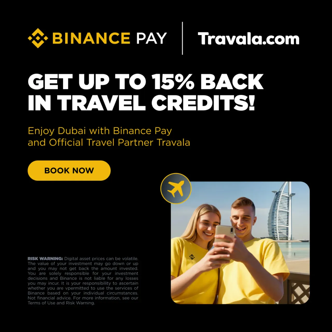 Binance Pay ile Dubai Seyahati Planlayın, 15%'e Varan Travel Credit Kazanın Binance Pay ile Dubai Seyahati Planlayın, 15%'e Varan Travel Credit Kazanın